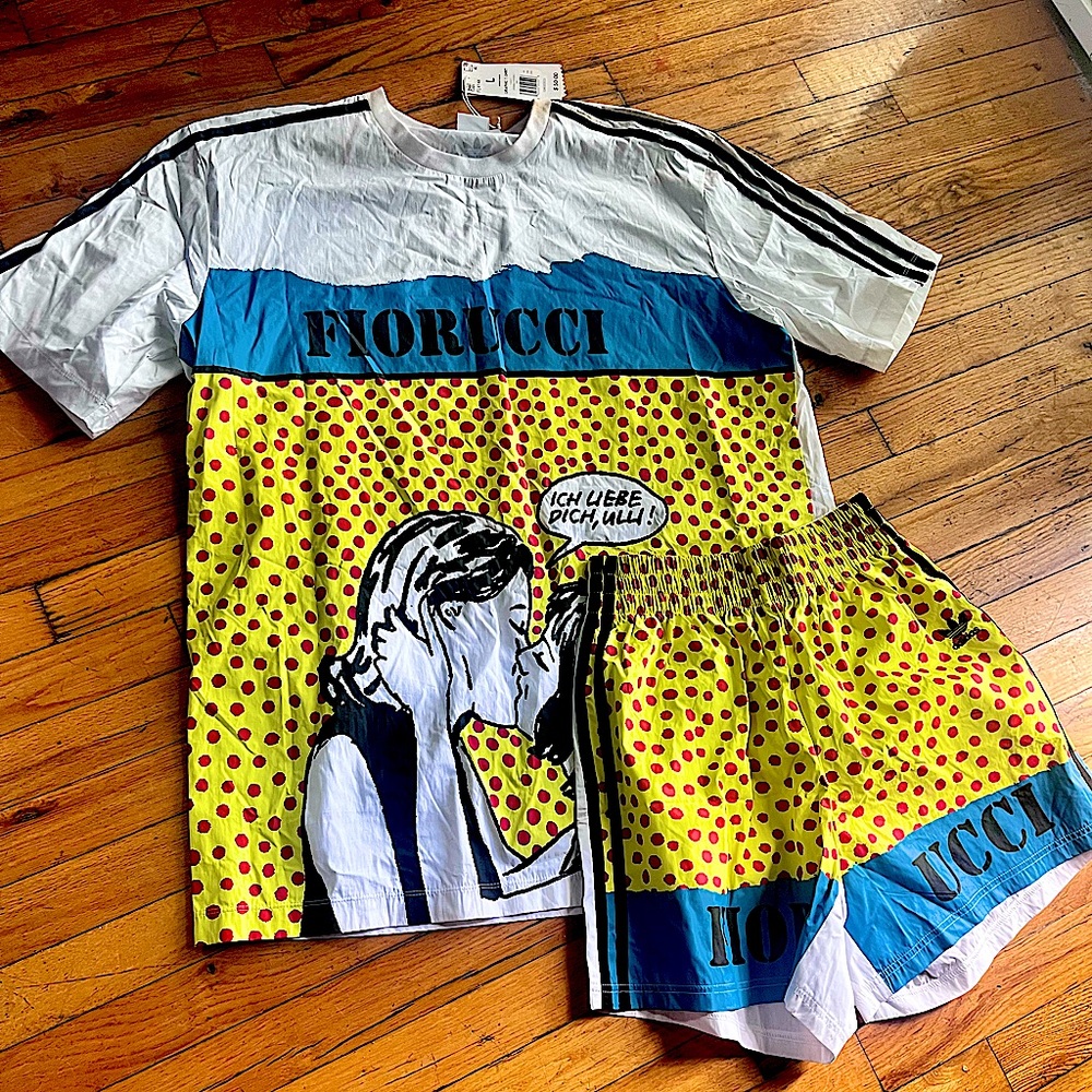 Adidas X Fiorucci 2 pc set SZ large